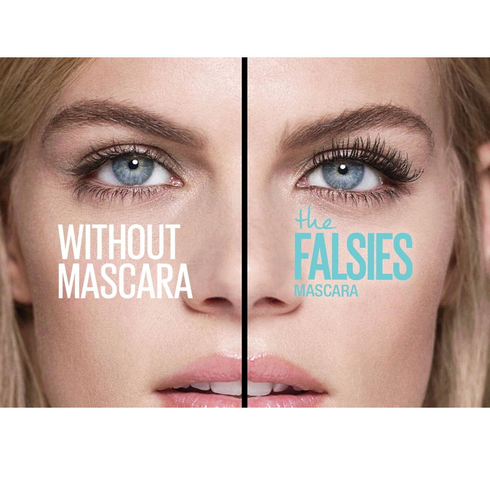 6x Maybelline the Falsies Volum Express Mascara - 280 Blackest Black