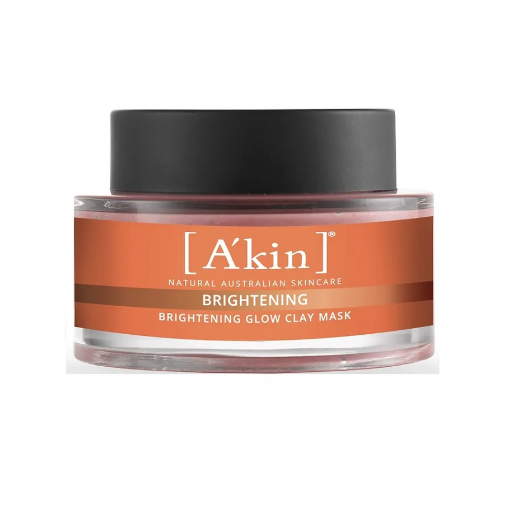 3x Akin Brightening Glow Clay Mask 60g