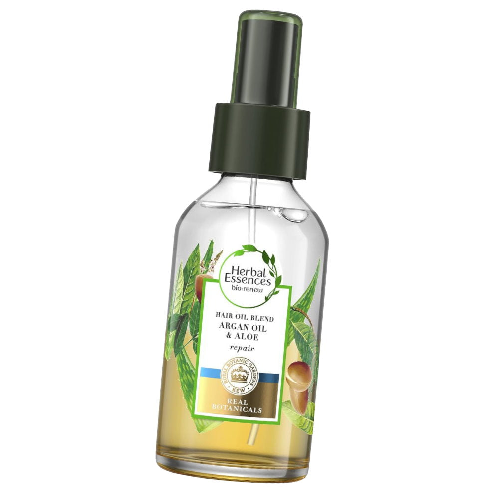 Makeup Warehouse - Herbal Essences Hair Oil Blend Argan Oil & Aloe Repair - Shop Online