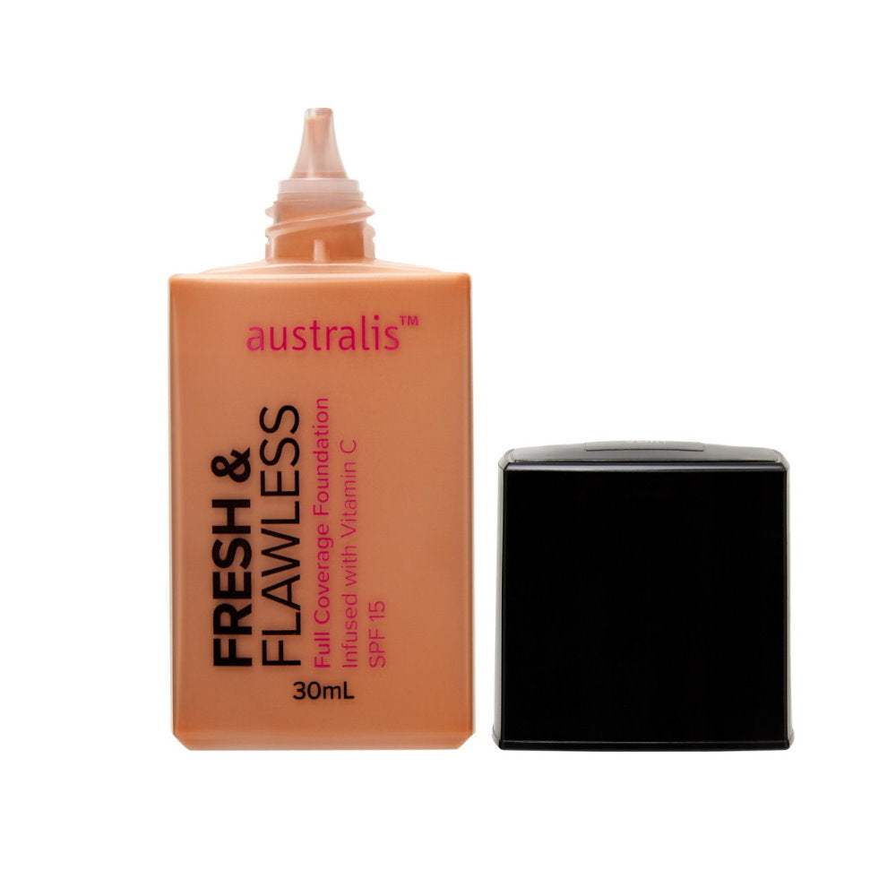 Australis Fresh & Flawless Full Coverage Foundation SPF 15 Toffee