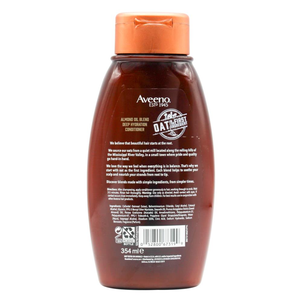8x Aveeno Almond Oil Deep Hydration Conditioner 354ml