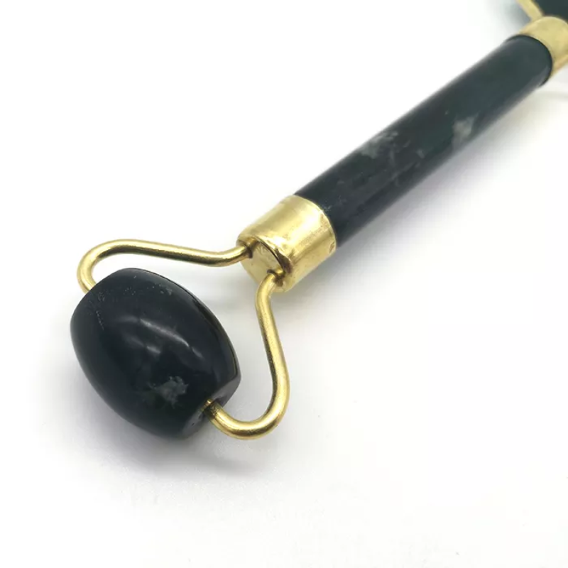 Gift Box - Black Jade Stone Face Massage Roller