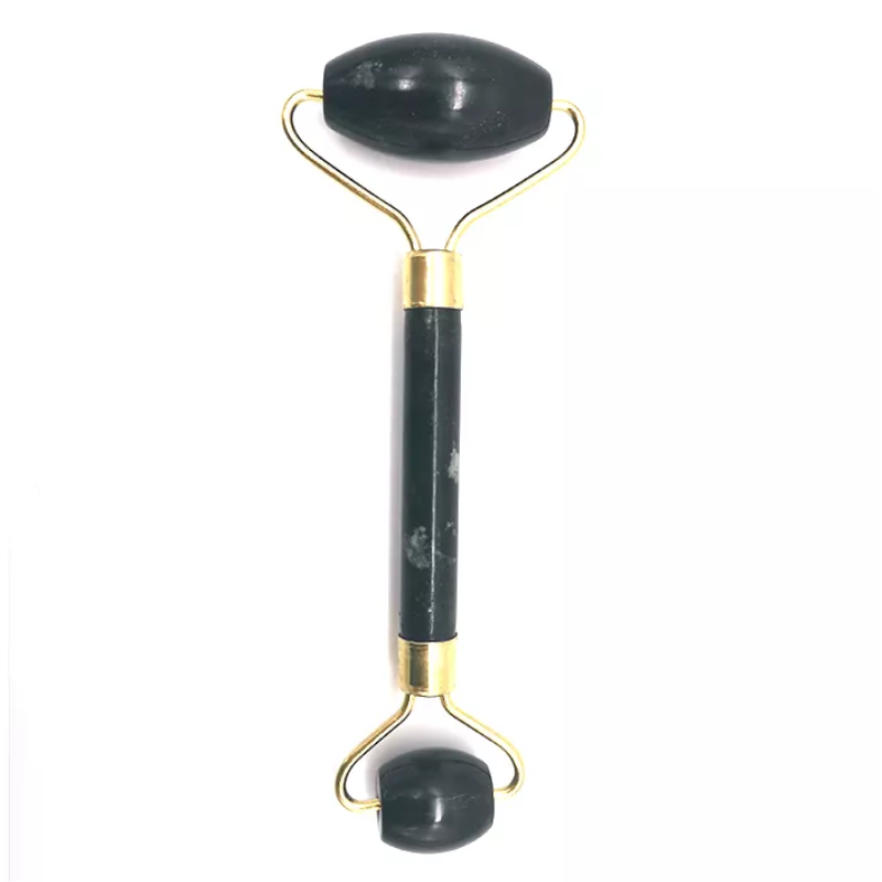 Gift Box - Black Jade Stone Face Massage Roller