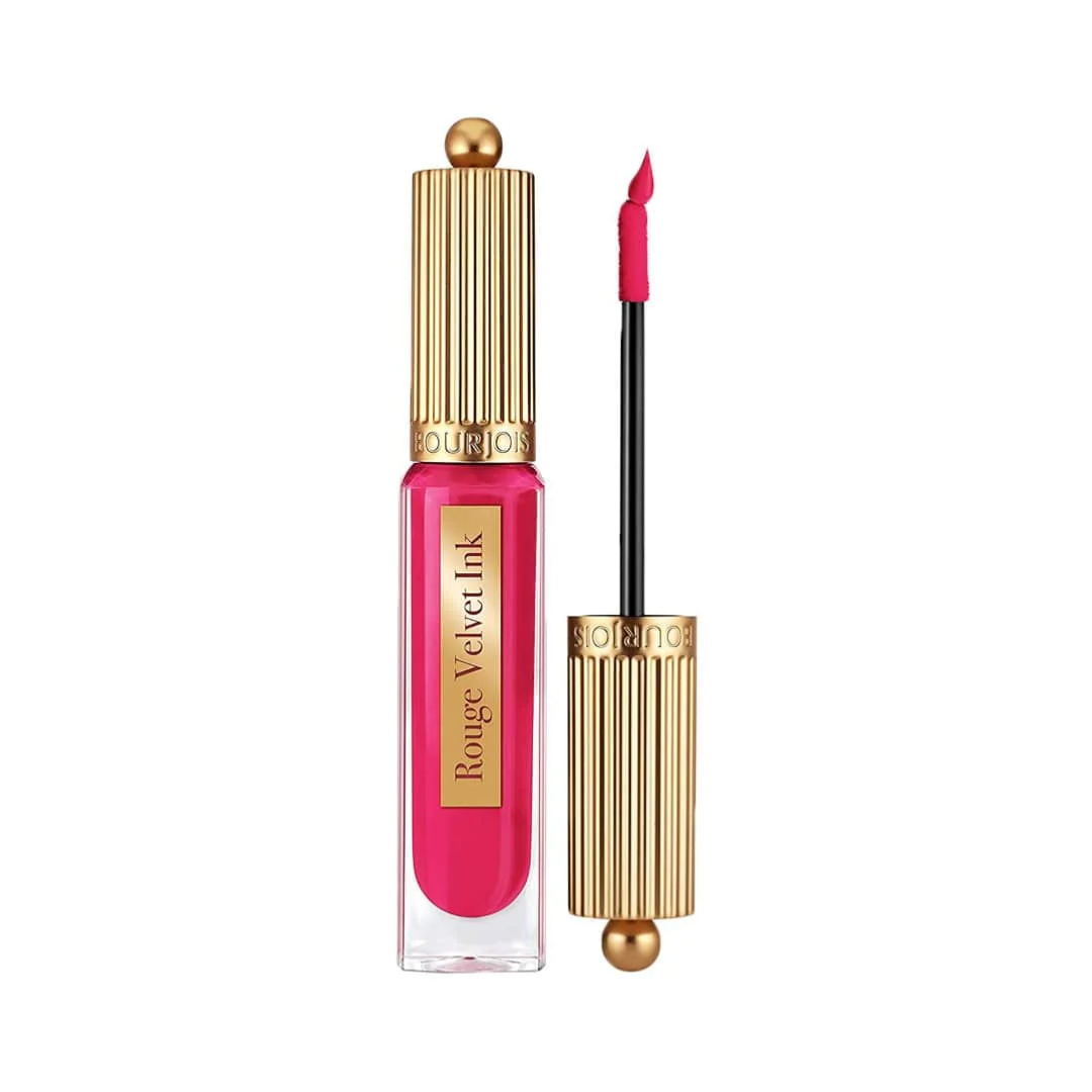 Gift Box Bourjois Rouge Velvet Ink Lip Colour 07 Fushia Cha Cha Pink - Makeup Warehouse