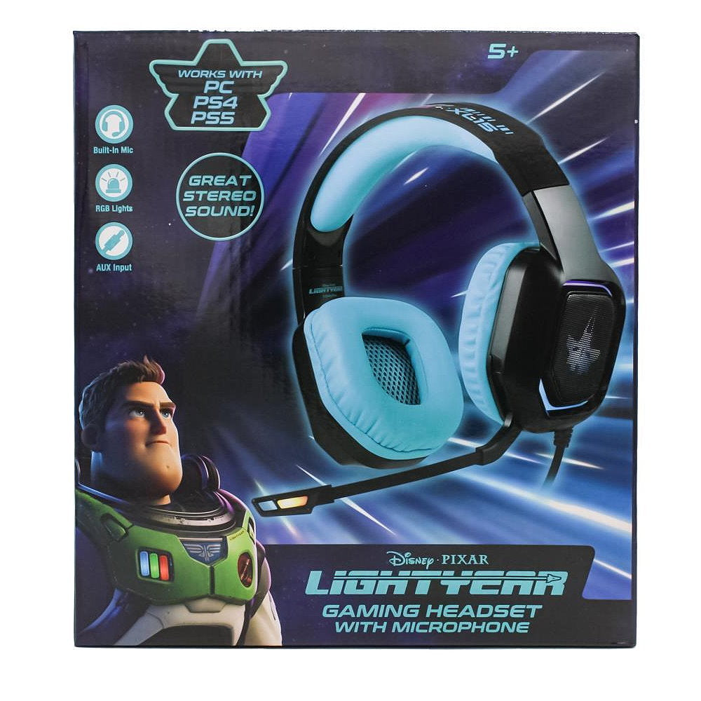 Disney Pixar Lightyear Commander Gaming Headset with Microphone