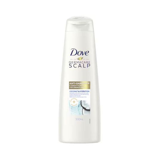 6x Dove Dermacare Scalp Anti-Dandruff Conditioner Coconut and Hydration 300ml