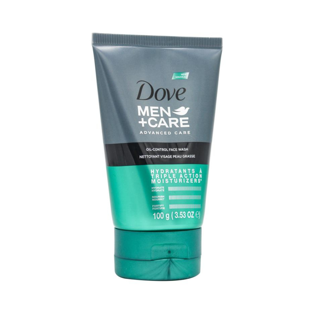 3x Dove Men Care Oil Control Body and Face Wash 100g