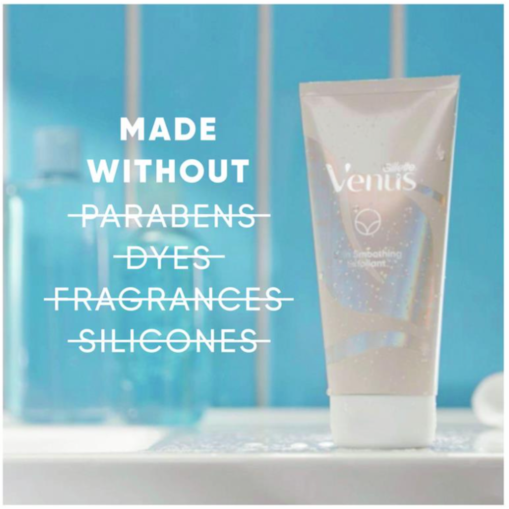 3x Gillette Venus for Pubic Hair & Skin Smoothing Exfoliant 177ml