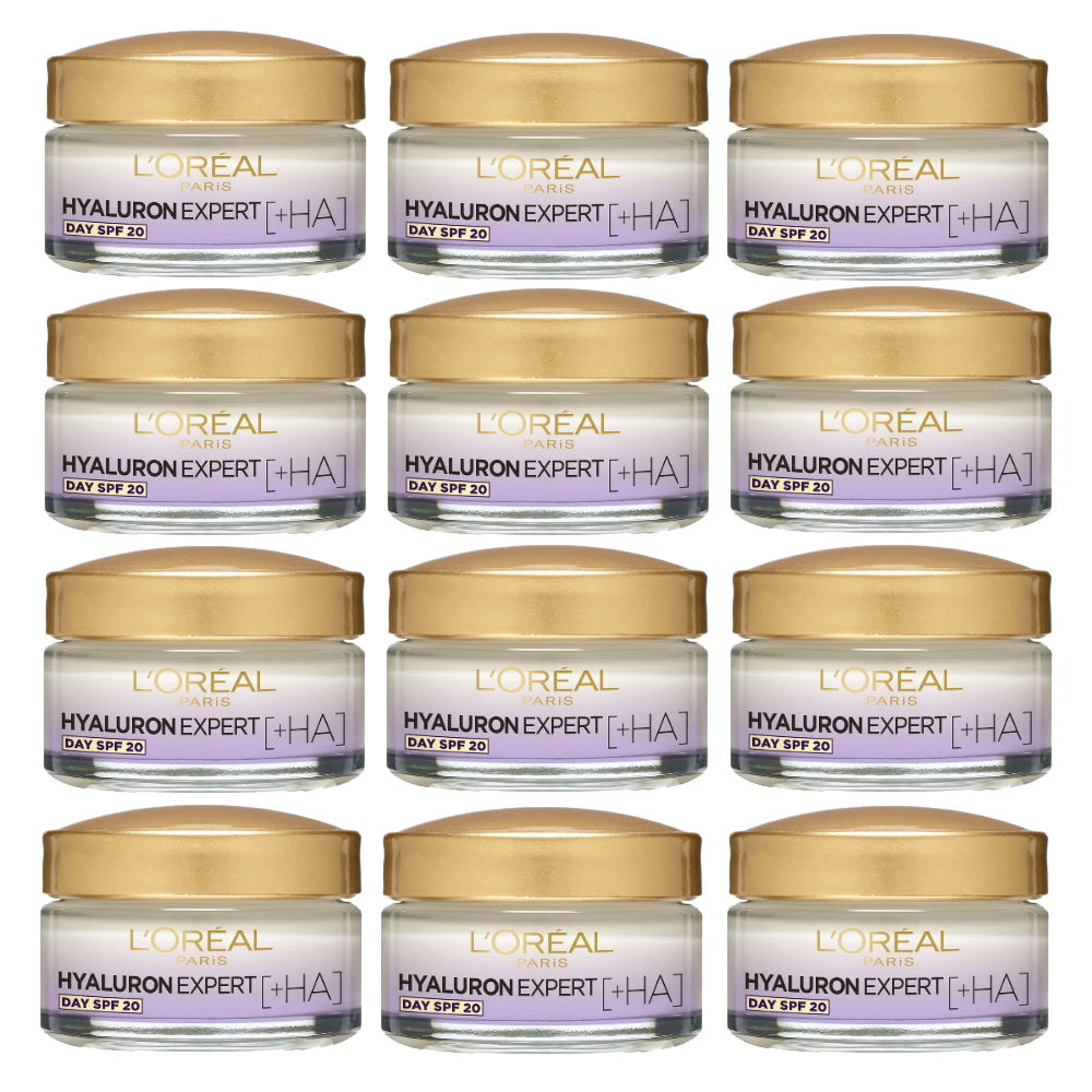 12x LOreal Hyaluron Expert Replumping Moisturising Day Cream spf20 50ml