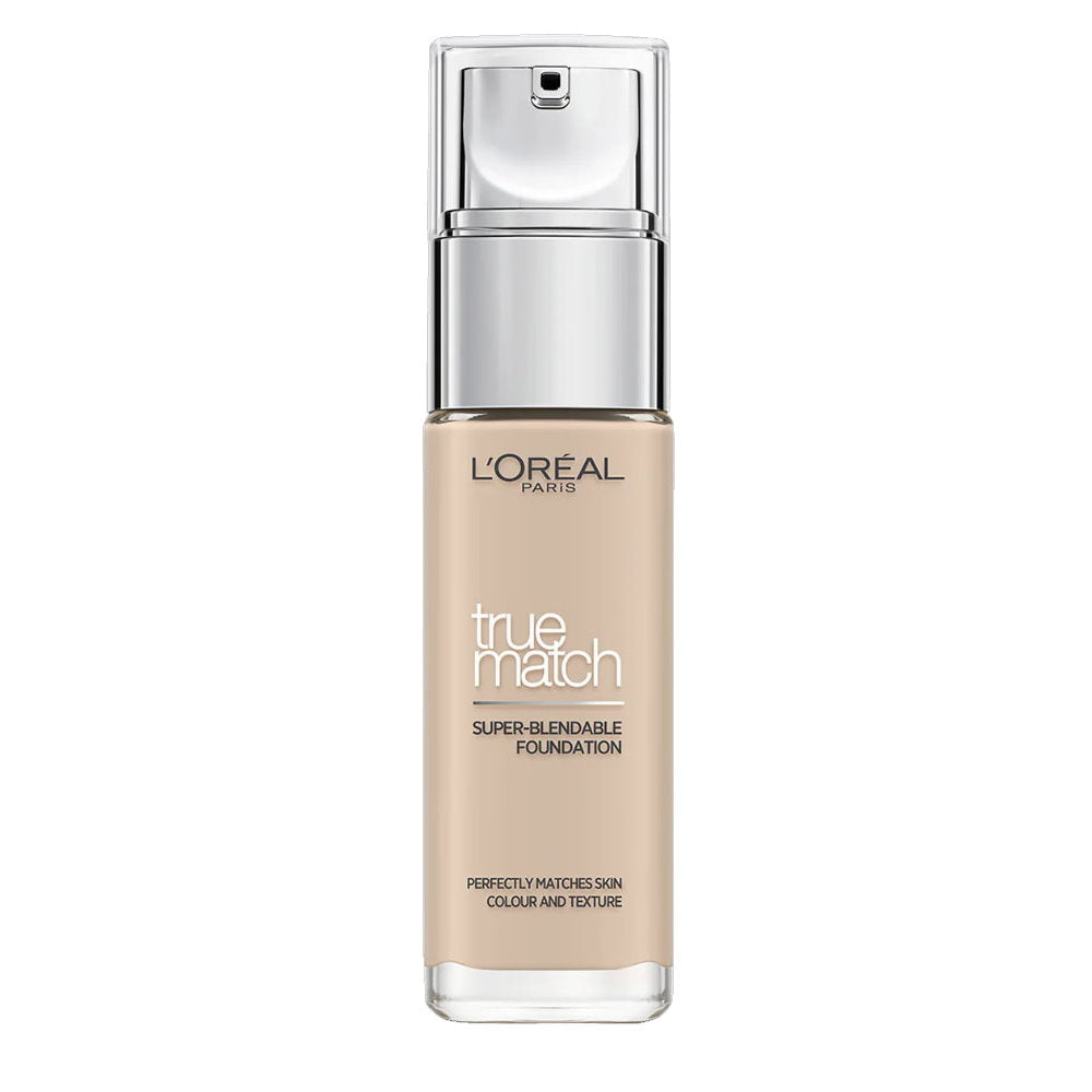 10x L'Oreal Paris True Match Super Blendable Liquid Foundation 30ml 1C Rose Ivory