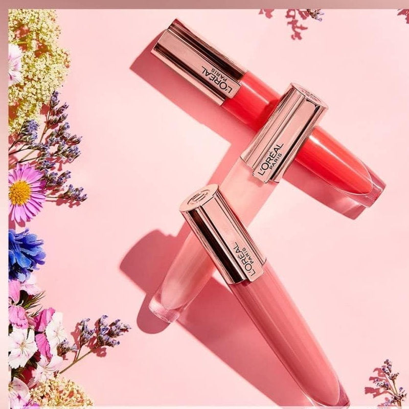 6x L'Oreal Paris Glow Paradise Plumping Lip Gloss 7ml 412 I Heighten