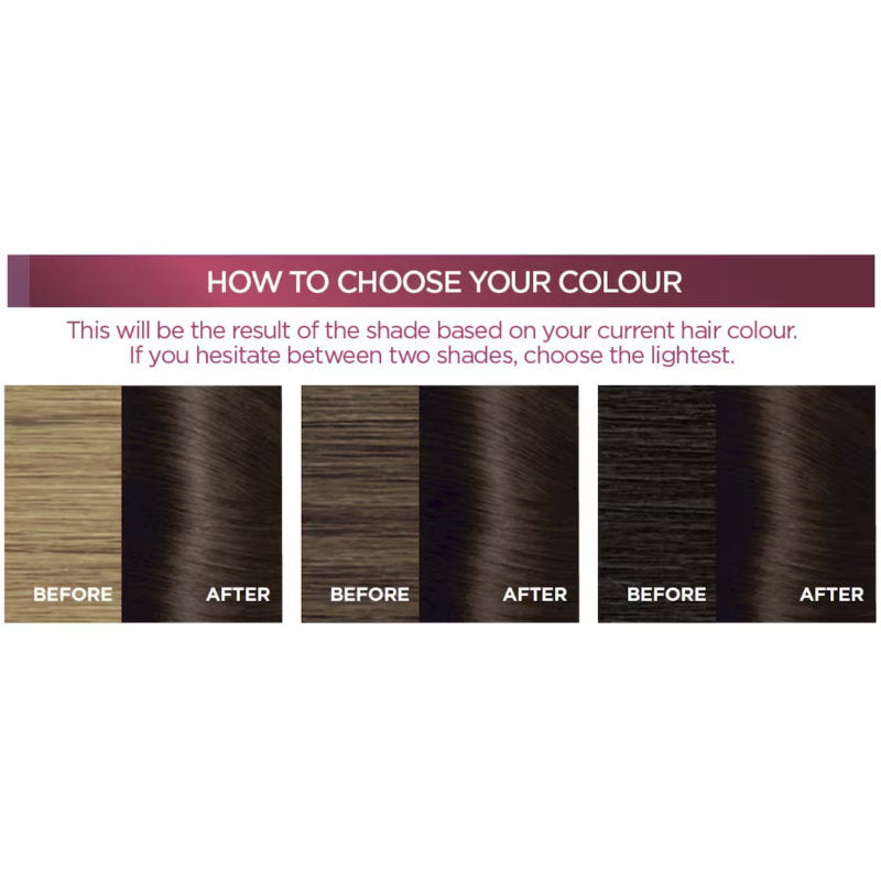 6x L'Oreal Paris Excellence Creme Hair Colour 5 Natural Brown