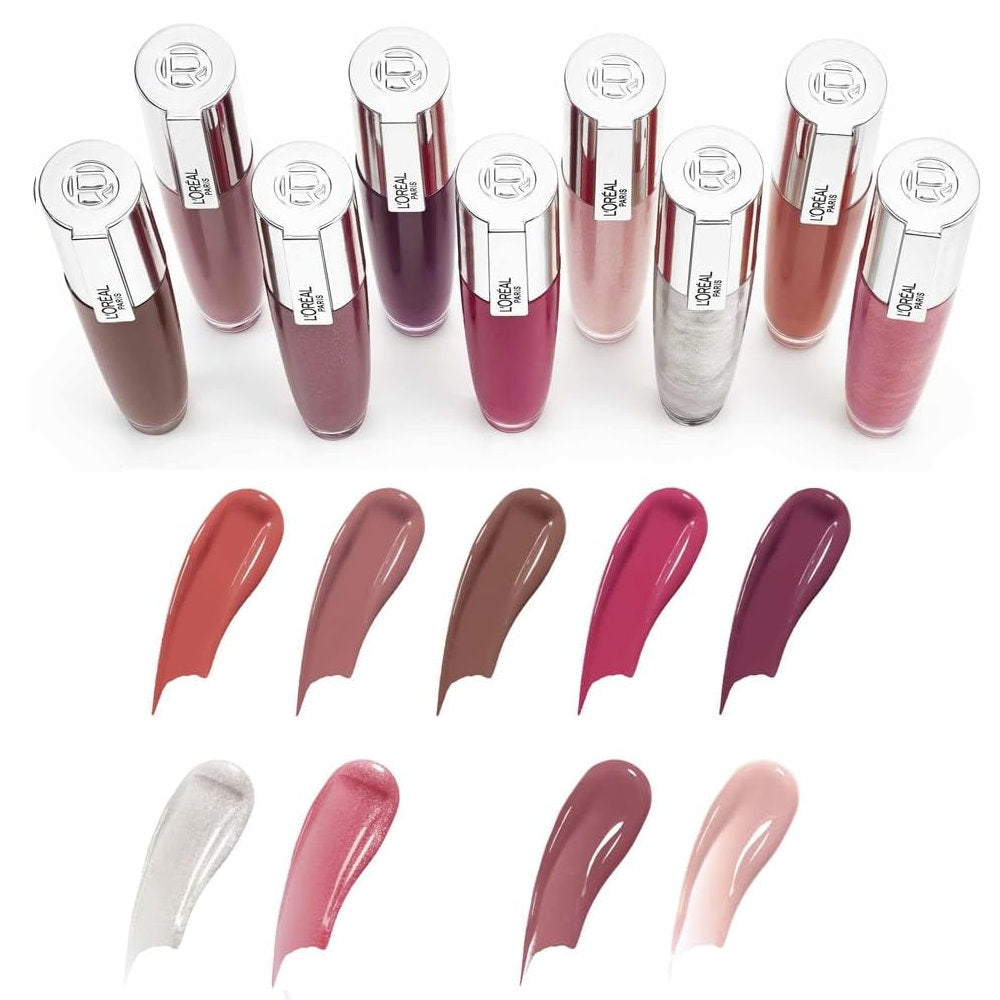3pk L'Oreal Paris Glow Paradise Plumping Lip Gloss - 402 I Soar (carded)