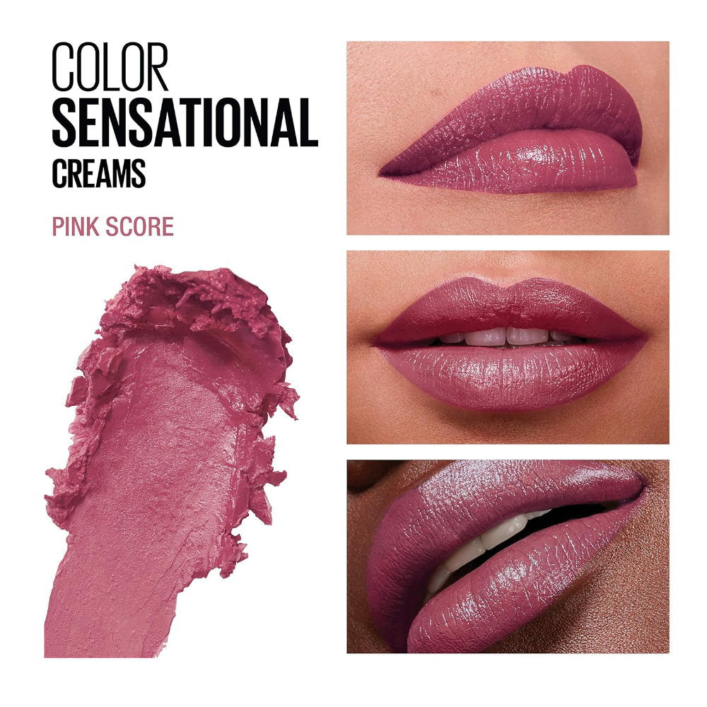 2x Maybelline Color Sensational the Creams Lipstick - 244 Pink Score