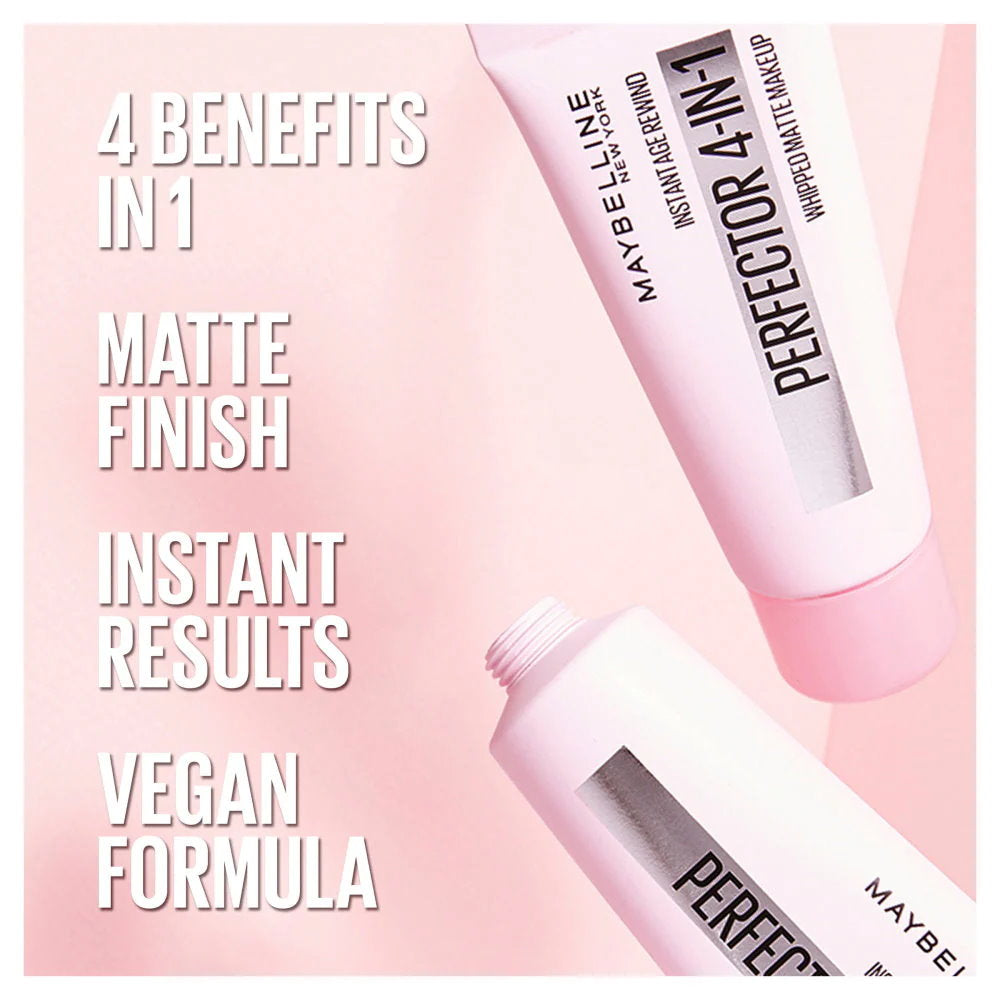 9x Maybelline Instant Age Rewind Instant Perfector 4 In 1 Matte Makeup 30ml Fair Light