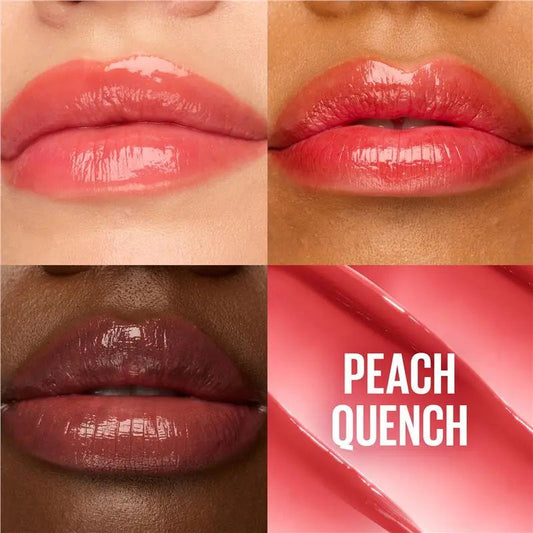 3x Maybelline Lifter Glaze Lip Balm 005 Peach Quench