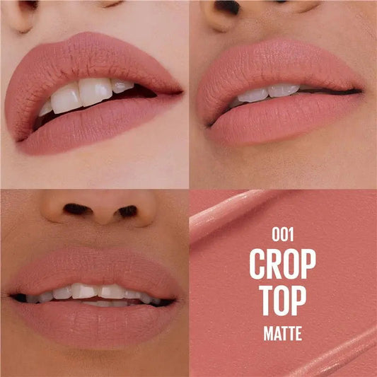 Maybelline Moisturising Serum Lipstick 001 Crop Top Matte