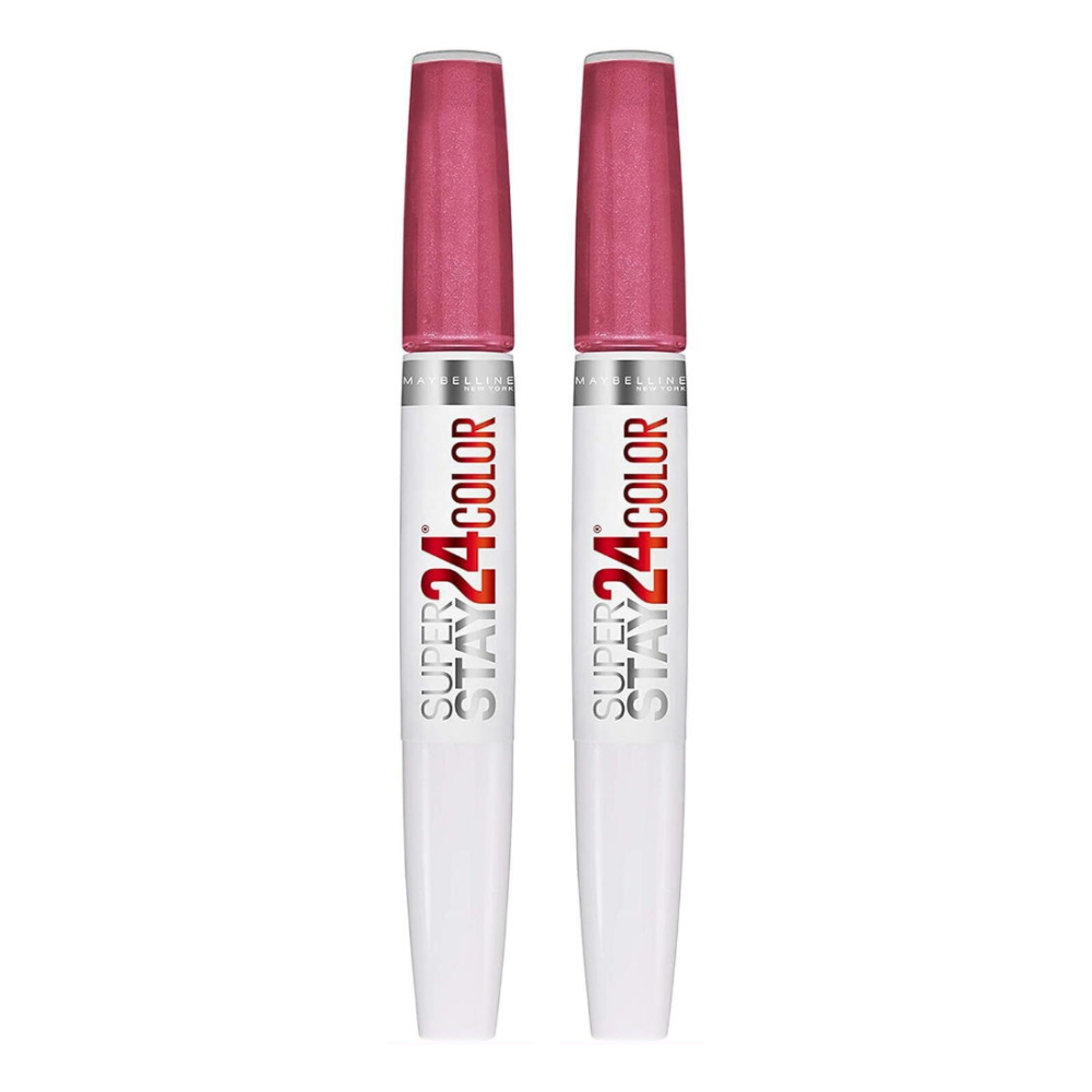 2pk Maybelline Superstay 24 Hour Colour 2 Step Lipstick 105 Blush On - Makeup Australia Buy Online