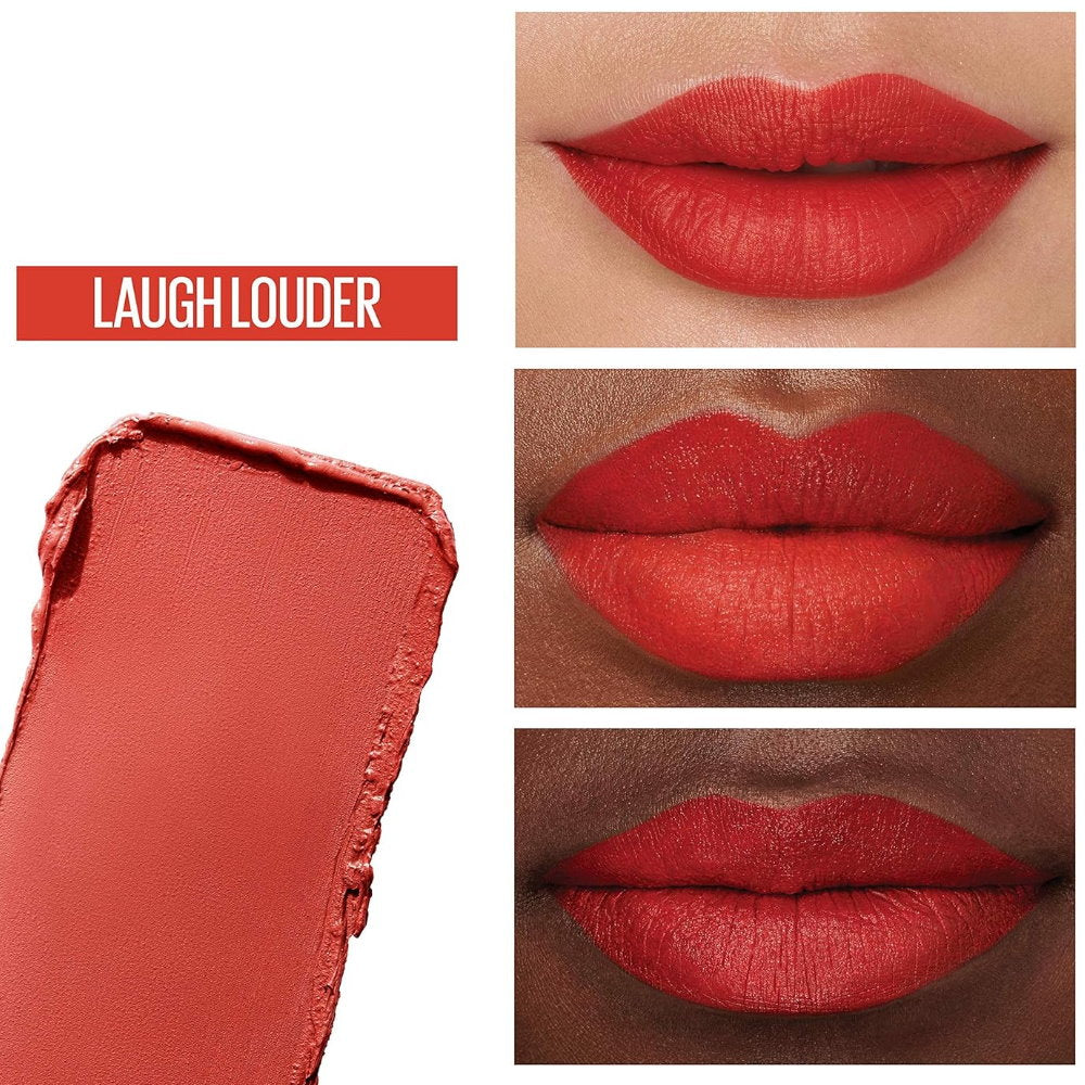 4x Maybelline Superstay Ink Crayon Lip Crayon 1.2g 40 Laugh Louder