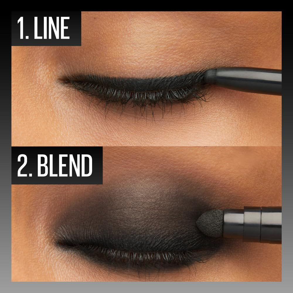 3x Maybelline Tattoo Liner Automatic Gel Pencil Eyeliner 010 Black