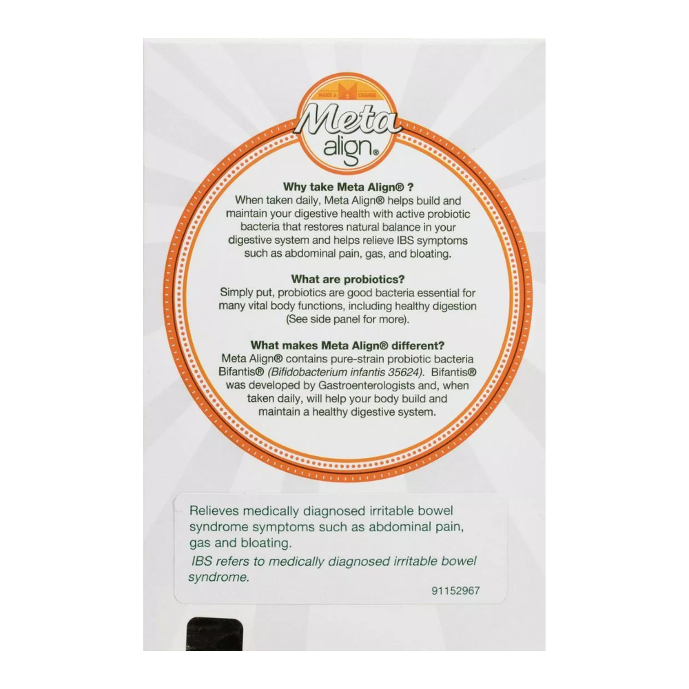 3x Metamucil Meta Align Daily IBS Probiotics Capsules 28 Pack EXP 30/06/2025