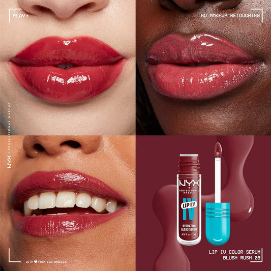 NYX Lip IV Hydrating Lip Gloss Serum 5ml 06 Blush Rush