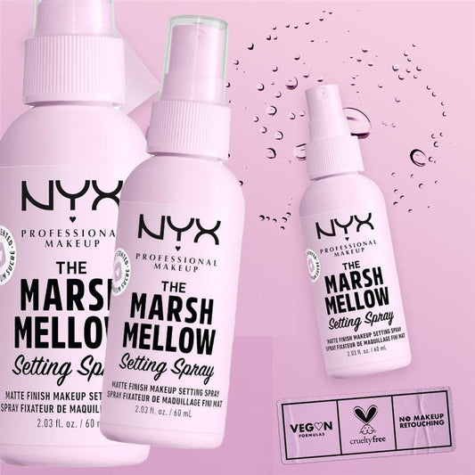 3x NYX Marshmellow Matte Finish Setting Spray 05 60ml