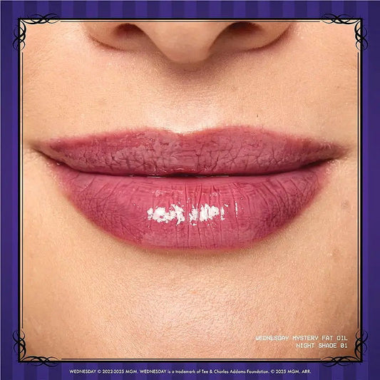 3x NYX Night Shade Wednesday Colour Adjusting Lip Oil 01 4.8ml