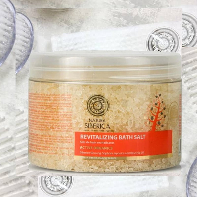 Siberica Natura Revitalizing Bath Salt Active Organics 600g
