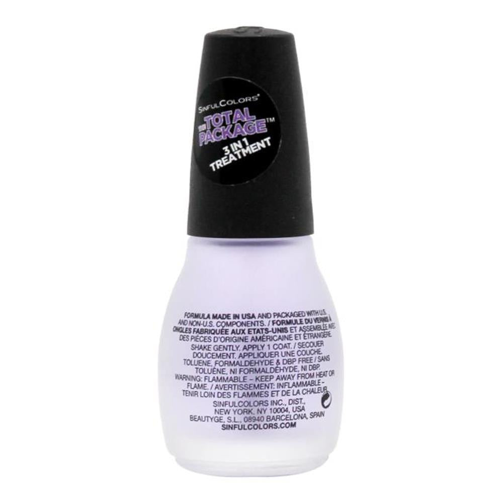 Sinful Colors Nail Polish 15ml 3 In 1 Treatment Top Coat 1707