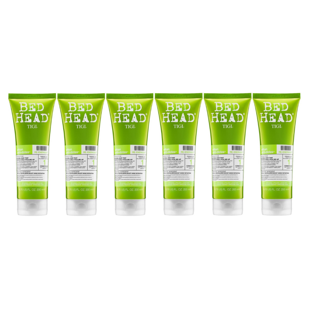 6x Tigi Bed Head Conditioner Re Energize Urban Anti Dotes 200mL