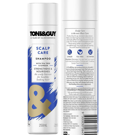 Toni & Guy Scalp Care Shampoo with Tea Tree and Ginger 250ml