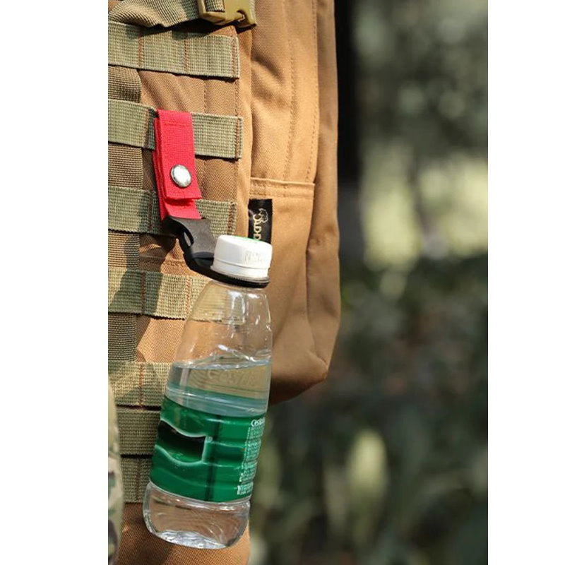 Water Bottle Holder Hook - Belt Backpack Hanger Black
