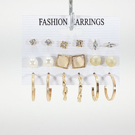 Buy Online Now Rosy Lane Assorted Gold & Pearl Beautiful Earring - Makeup Warehouse