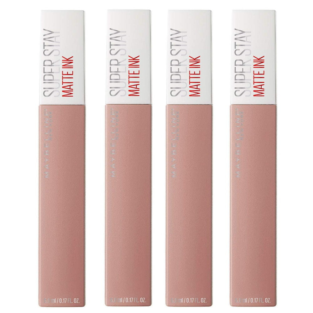 Buy 4pk Maybelline SuperStay Matte Ink Liquid Lipstick 05 Loyalist Nude - Makeup Warehouse Australia