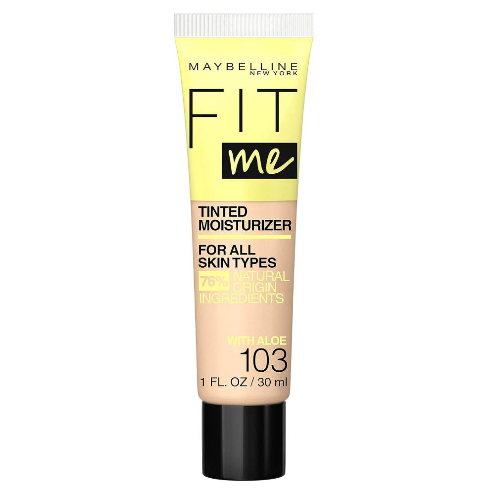 4x Maybelline Fit Me Tinted Moisturizer - 103 with Aloe