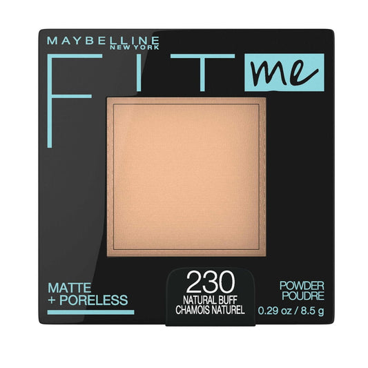 Maybelline Fit Me Matte & Poreless Pressed Powder 230 Natural Buff - Makeup Warehouse Australia 