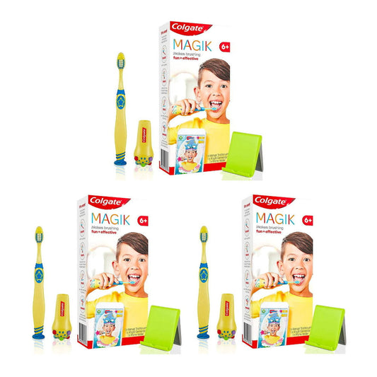 3 x Colgate Magik Smart Toothbrush For Kids 6+ Years
