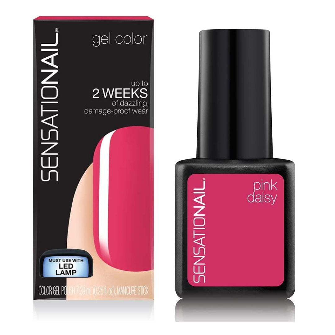 Buy Online Sensationail Colour Gel Nail Polish 71591 Pink Daisy - Makeup Warehouse Australia