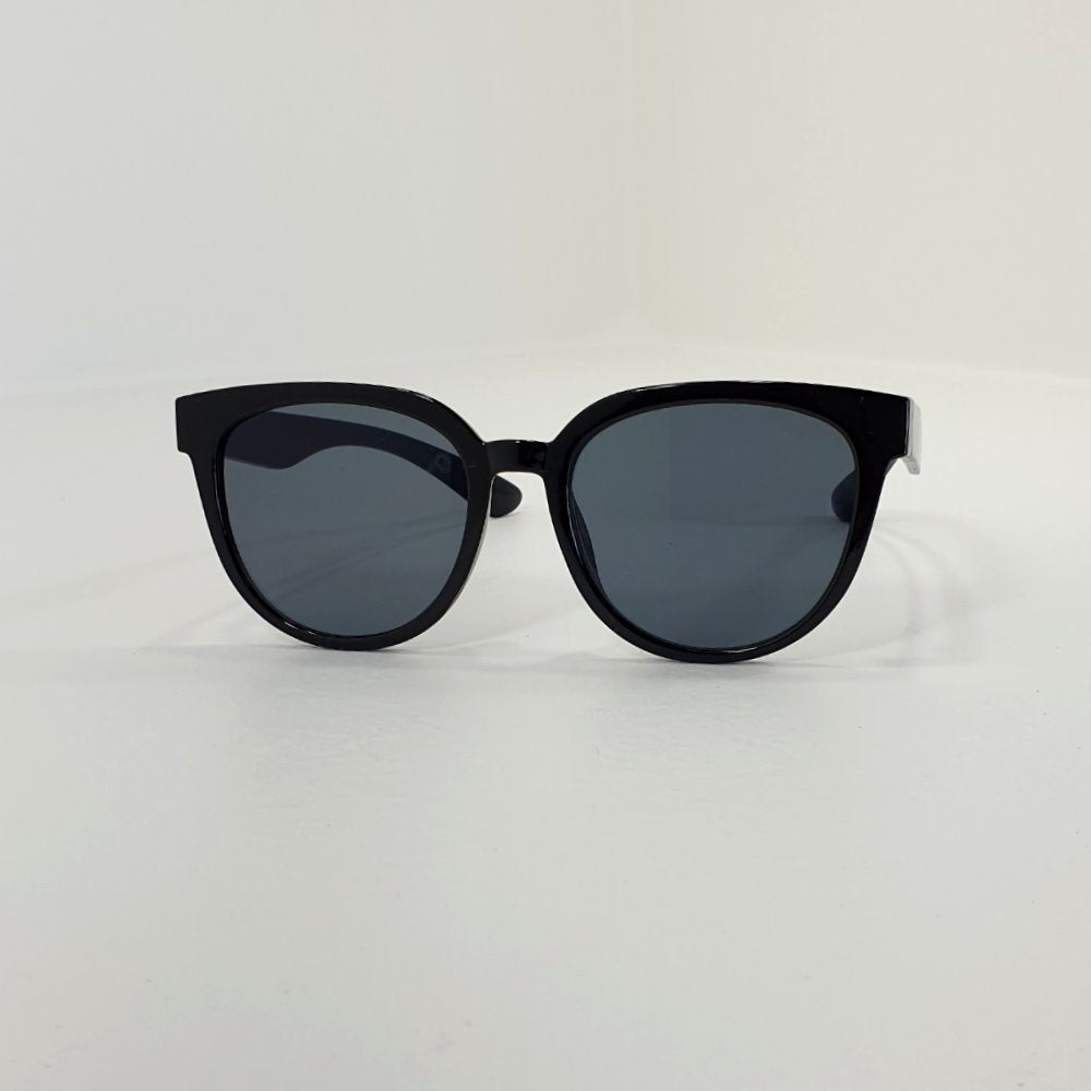 Rosy Lane Cat Eye Round Sunglasses Black