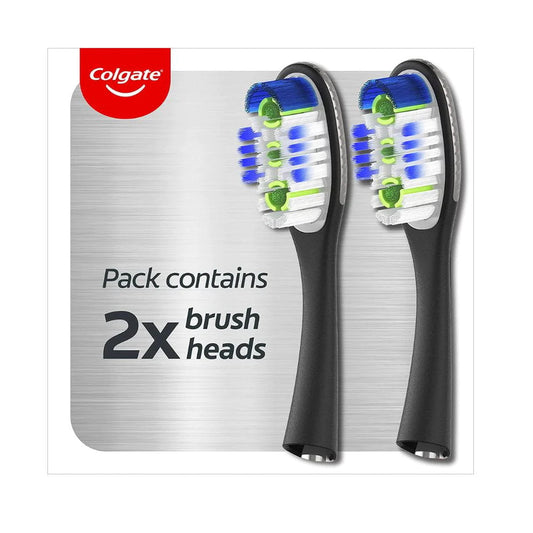 Colgate Infinity Deep Clean Replacement Toothbrush Heads - 2 Pack