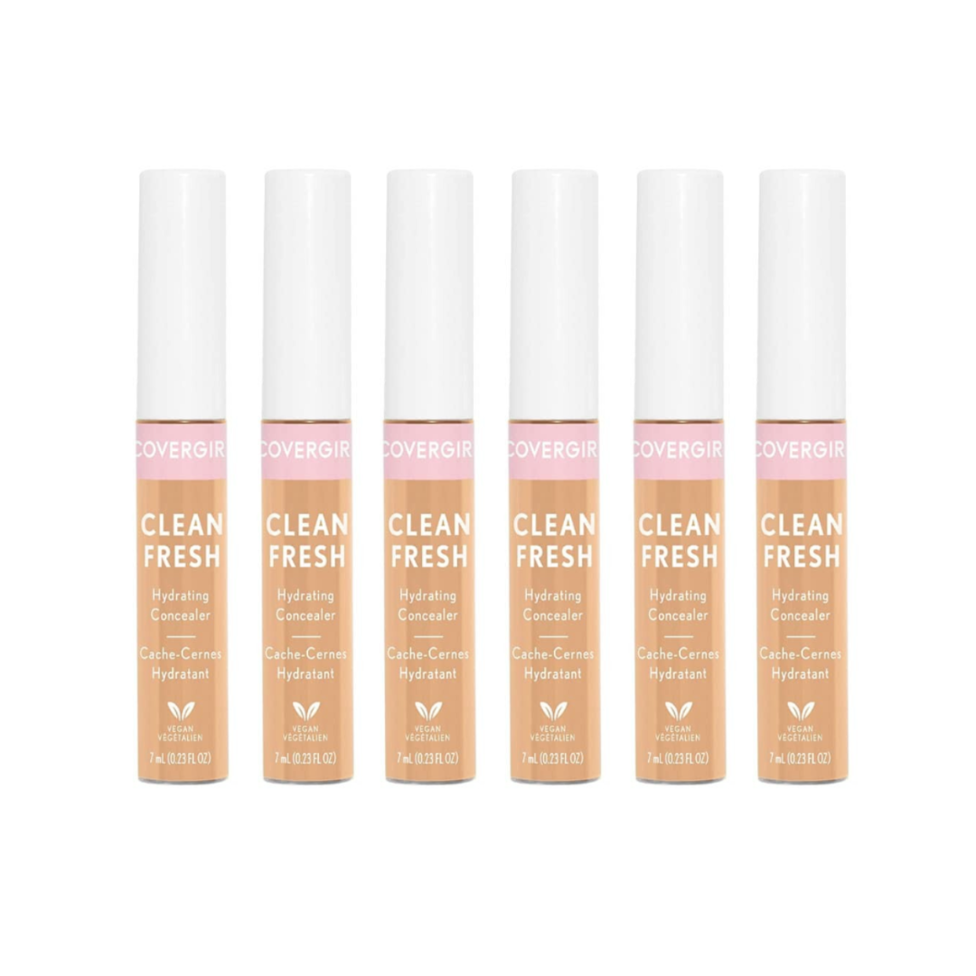 6 x Covergirl Clean Fresh Hydrating Concealer 7mL 330 Fair Light