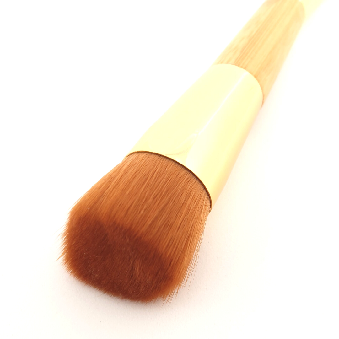 Angled Foundation Brush and Contour Blend Brush - Makeup Cosmetic Tools
