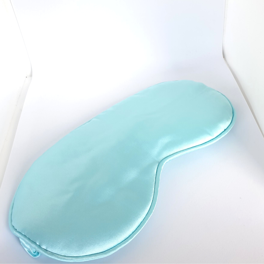 Quality Eye Sleep Mask Blue - with Pouch