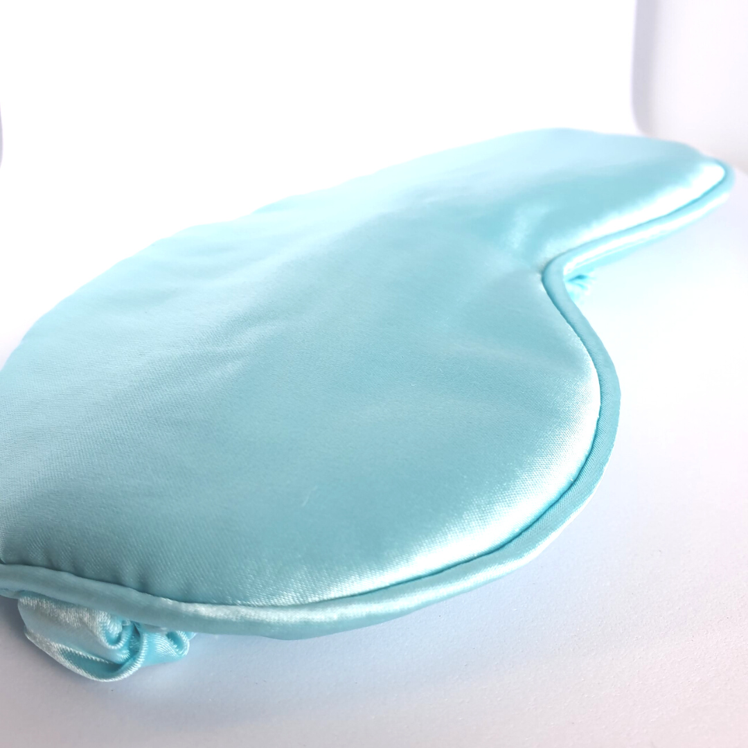 Quality Eye Sleep Mask Blue - with Pouch