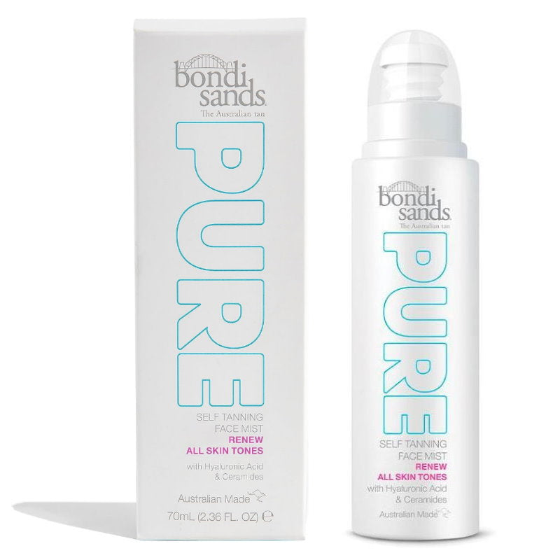 Bondi Sands Pure Self Tanning Face Mist Renew 70mL - Makeup Warehouse Australia