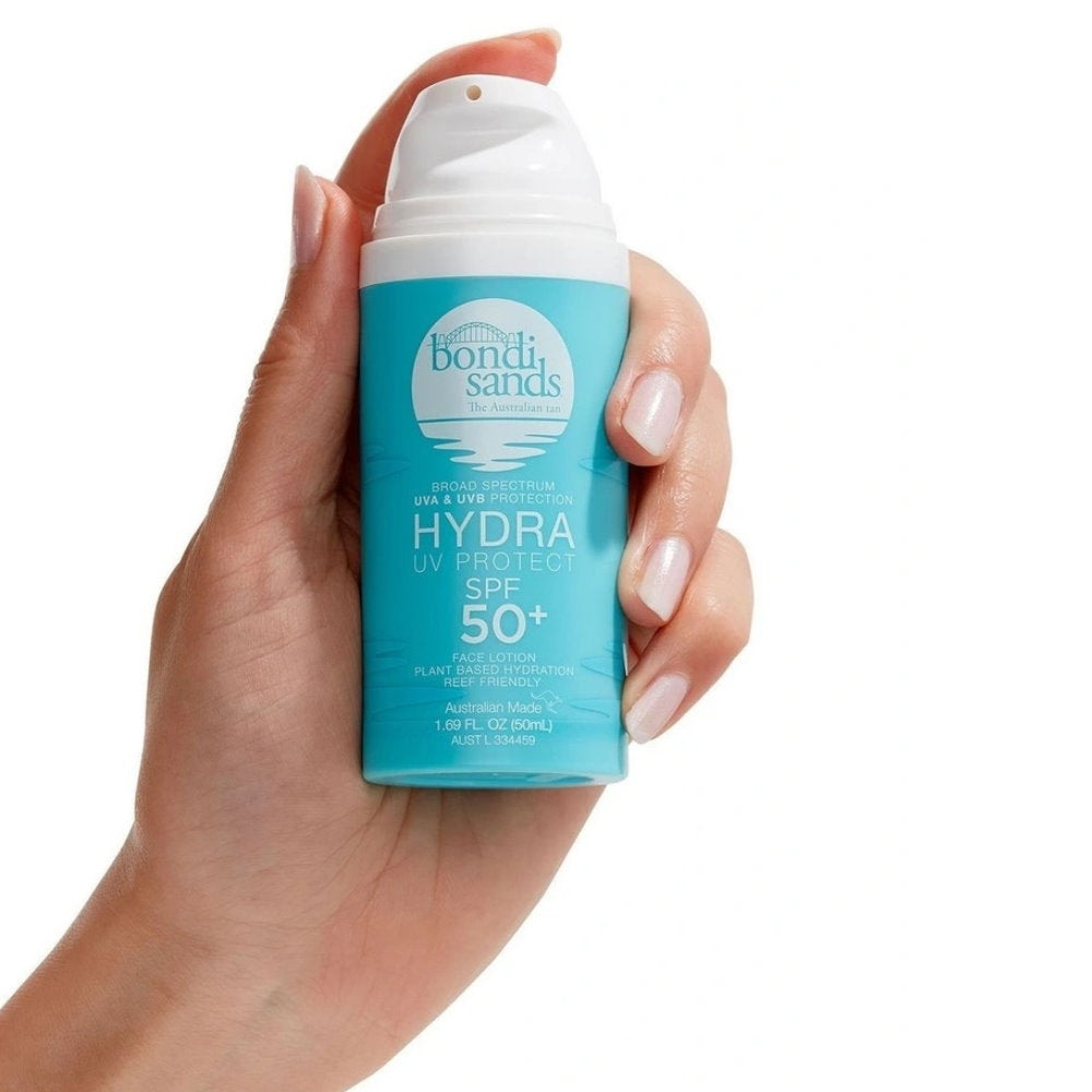 BONDI SANDS Hydra UV Protect SPF 50+ Face Lotion 50mL - Makeup Warehouse Australia 