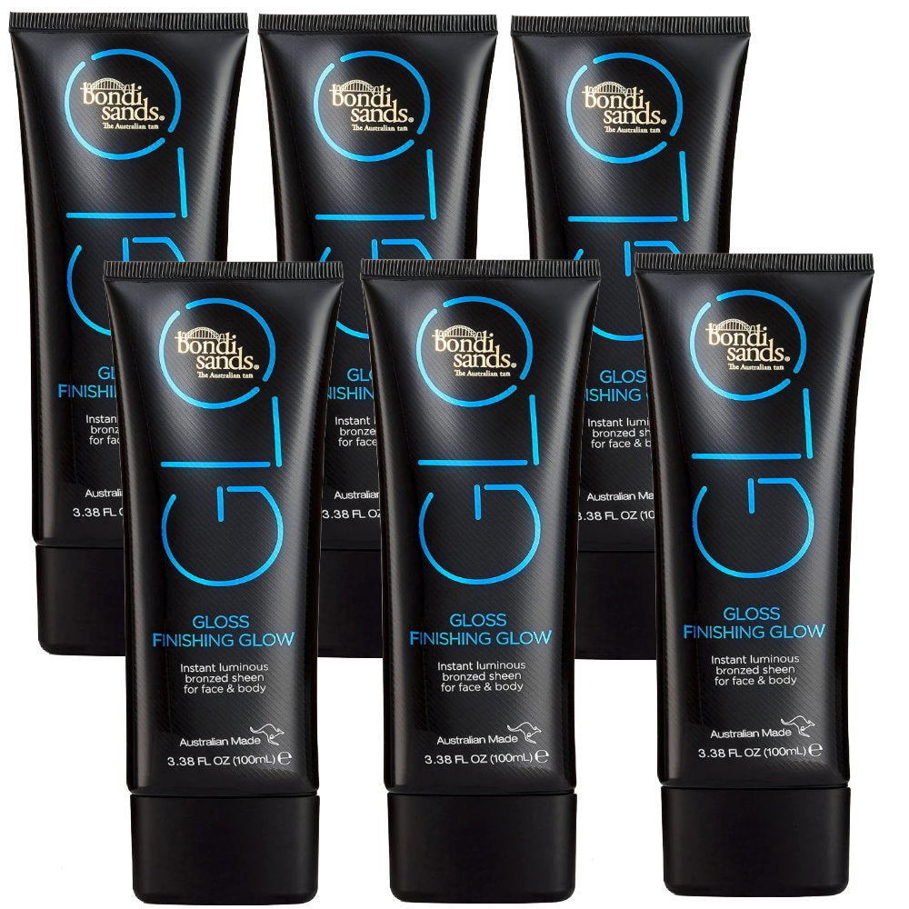 Buy 6pk Bondi Sands GLO Gloss Finishing Glow 100mL - Makeup Warehouse Australia