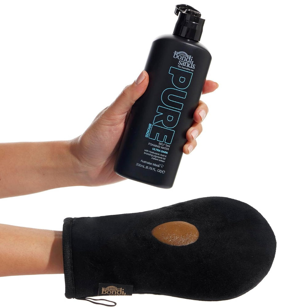 Bondi Sands Pure Bronze Self Tan Foaming Water Ultra Dark 200mL - Makeup Warehouse Australia 