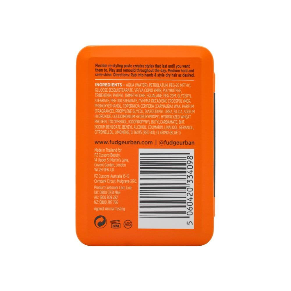 Fudge Urban Remouldable Paste Re-Work And Re-Style 70g